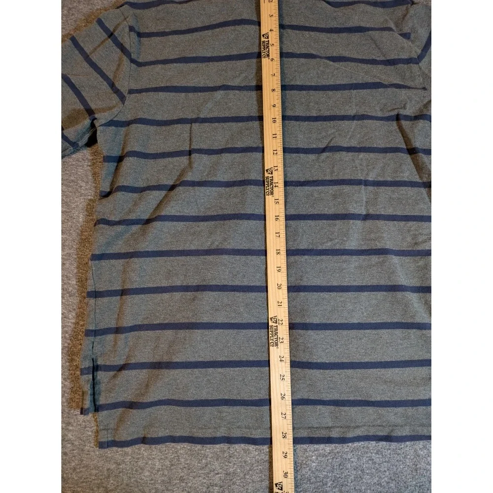 Polo Ralph Lauren Men's Polo Shirt Gray & Purple Stripe Size XL - Picture 7 of 7